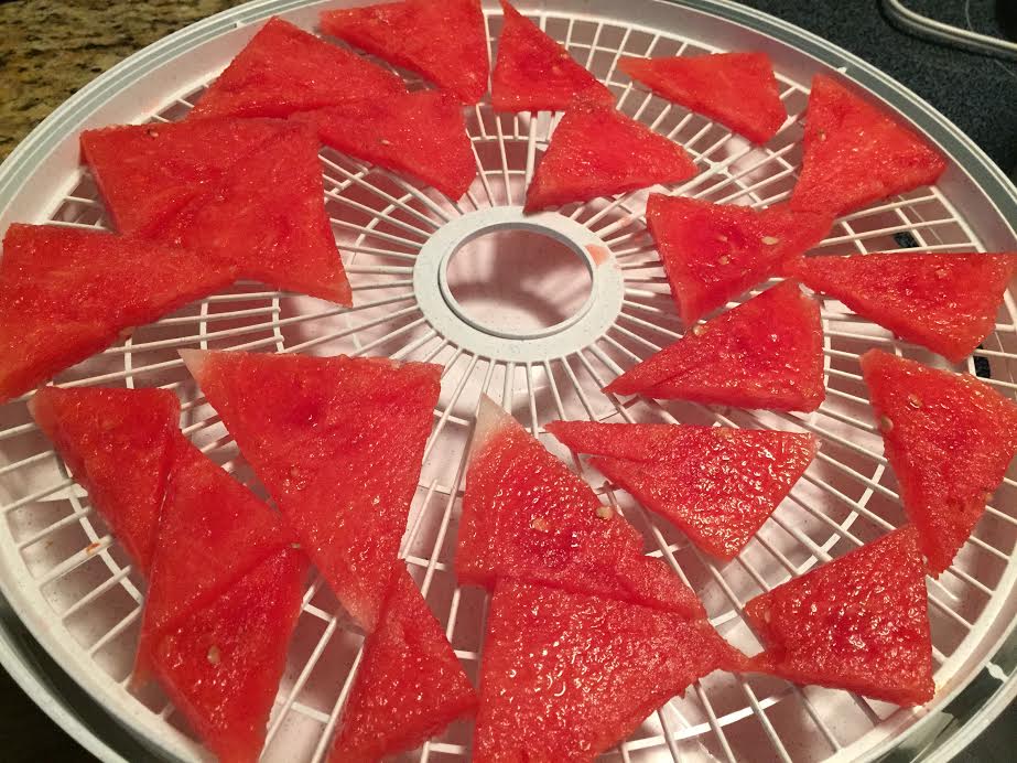 making watermelon candy with your dehydrator