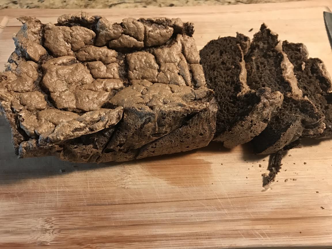 grain free, dairy free and guilt free bread, chocolate free bread, Free bread