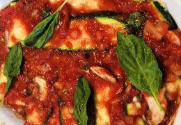 Zucchini Lasagna With Cashew Cheese (grain free, dairy free, guilt free)