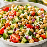 Mediterrean Chickpea and Feta Salad