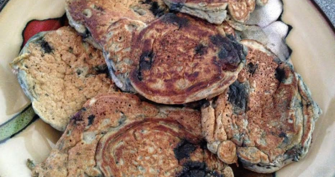 Grain Free Blueberry Pancakes