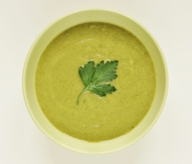 Lemon Basil Summer Squash Soup