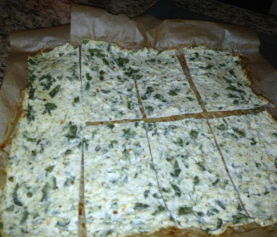 Chicken Spinach Pizza Crust